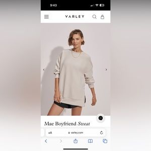 Varley Mae Boyfriend Sweat